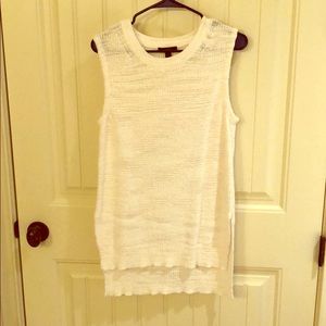 Sleeveless knit top